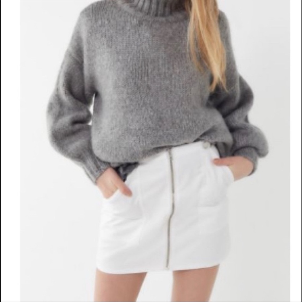 BDG Urban Outfitters White “Denim” Skirt